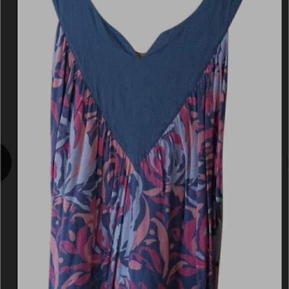Anthropologie Flowy Tunic Tank Top - Picture 3 of 4